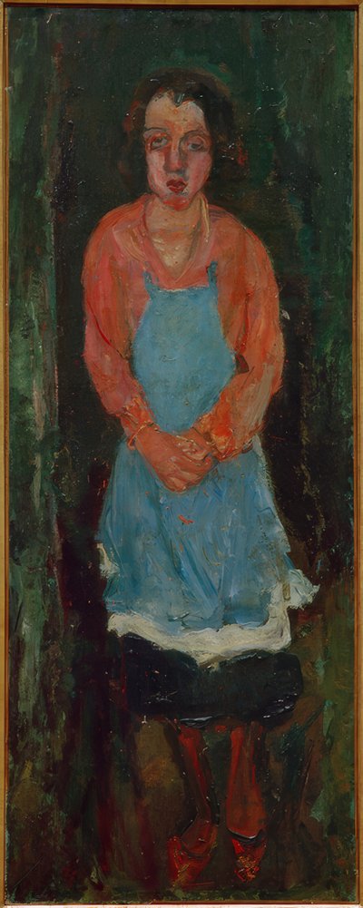Cook in Blue Apron by Chaim Soutine